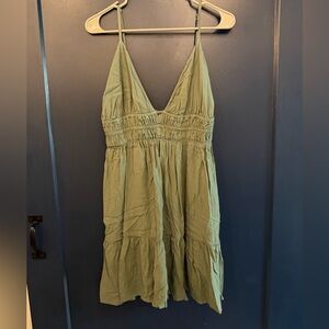 Aeropostale Olive Green Mini Dress